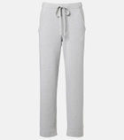 God's True Cashmere Cashmere straight pants with rose quartz