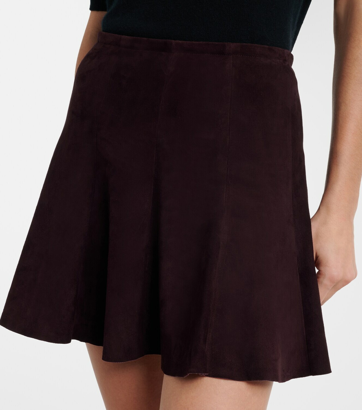 Stouls Mila suede miniskirt