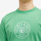 Sporty & Rich Men's Conneticut Crest T-Shirt in Verde