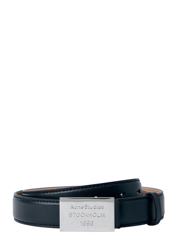 Photo: Acne Studios Engraved Logo Leather Belt