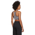 Nike Grey Swoosh Pocket Bra