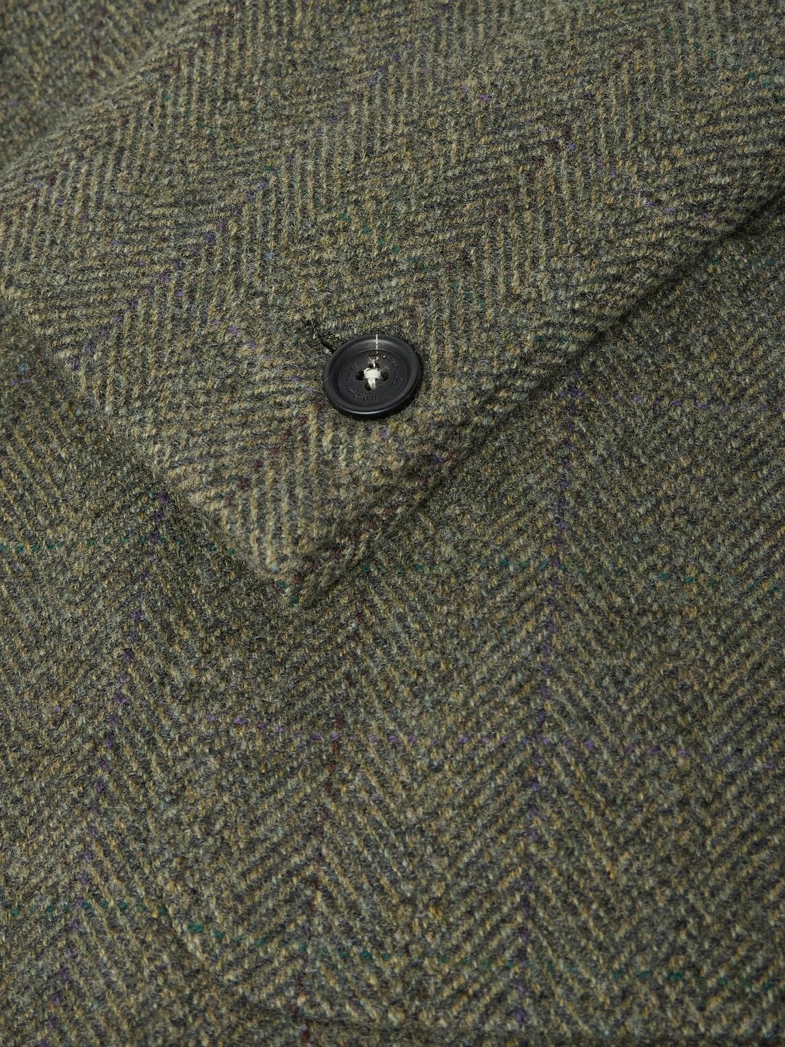 Massimo Alba - Bali Herringbone Wool Coat - Green