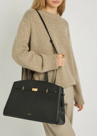 Demellier The Hudson Grained Leather top Handle bag - Black - One Size