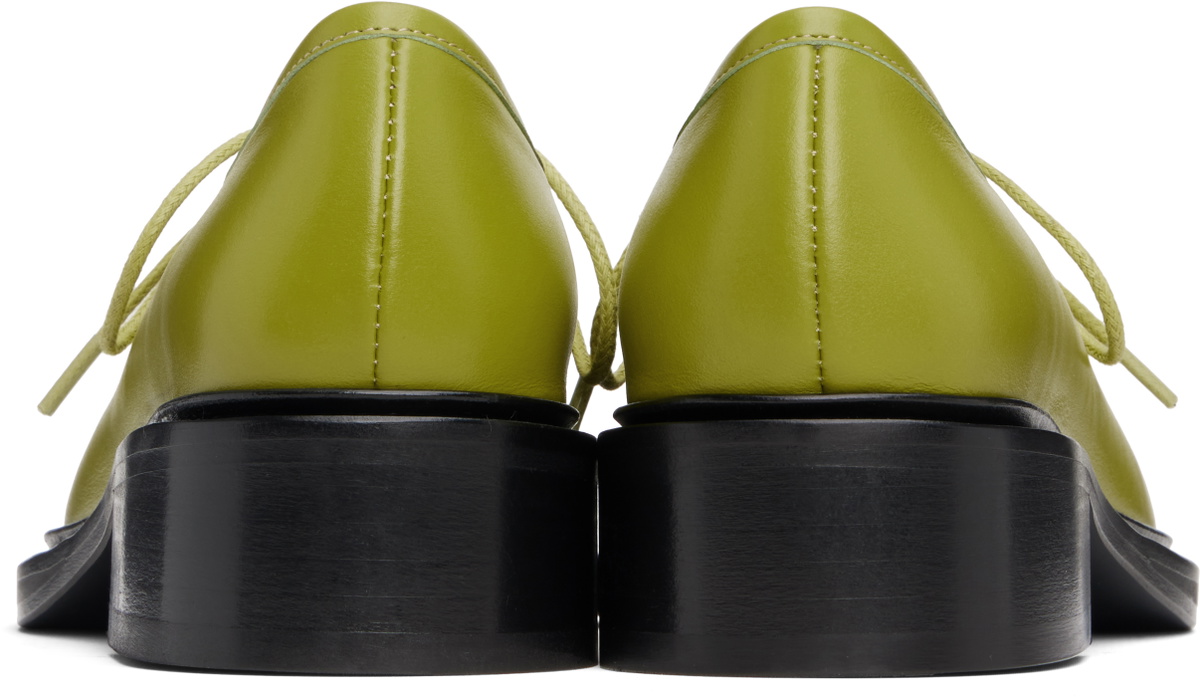 Nicole Saldaña SSENSE Exclusive Green Fabiana Loafers