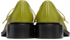Nicole Saldaña SSENSE Exclusive Green Fabiana Loafers