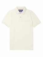 Loro Piana - Regatta Contrast-Tipped Stretch-Cotton Piqué Polo Shirt - Neutrals