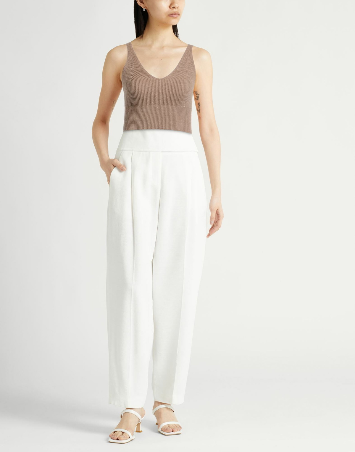 Peserico Womens Top Khaki