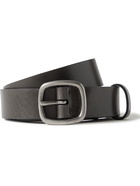 Acne Studios - 2.5cm Leather Belt - Gray