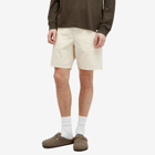 Norse Projects Men's Aros Regular Organic Light Twill Shorts in Oatmeal