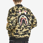 A Bathing Ape Men's 1St Camo Sharka-1 Jacket in Yellow