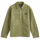 Stan Ray Men's Popover Painters Shirt in Olive Bedford Cord