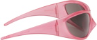 Balenciaga Pink Skin XXL Cat Sunglasses