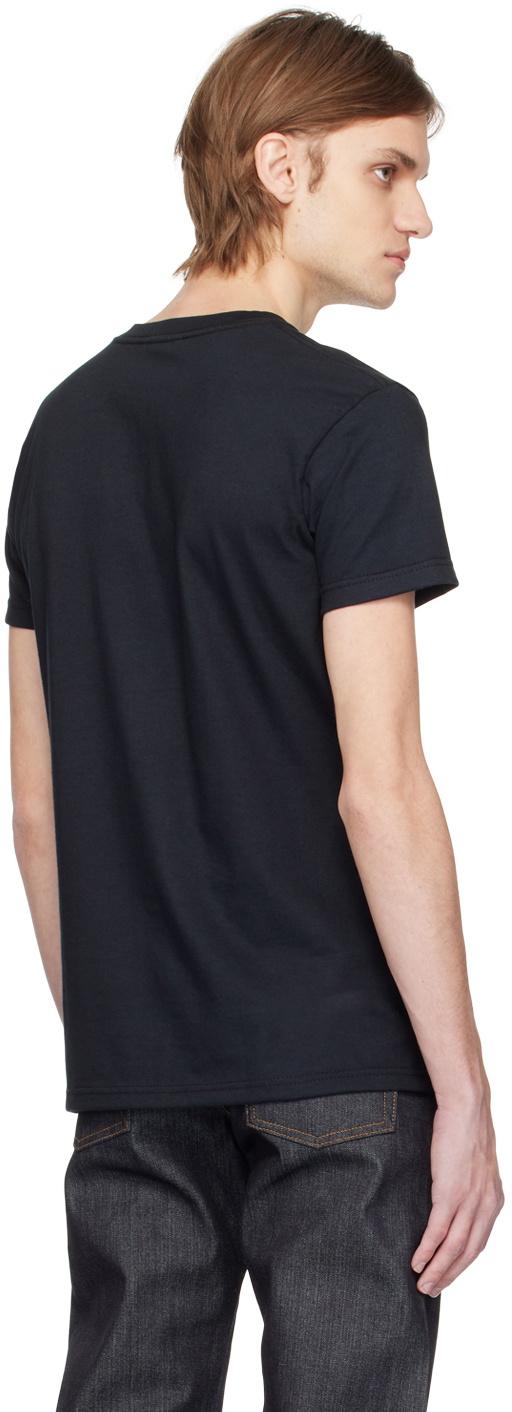 Naked Famous Denim Black Circular T Shirt Naked And Famous Denim