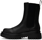 Versace Jeans Couture Black Bonded Chelsea Boots