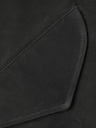 A.PRESSE - Nubuck Bomber Jacket - Black