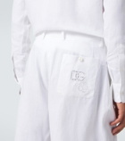 Dolce&Gabbana Linen tapered pants
