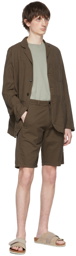 ASPESI Brown Cotton Shorts