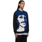 Stella McCartney Blue and Navy The Beatles Edition Ringo Starr Sweater