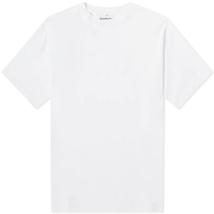 Photo: Acne Studios Men's Edlund Pink Label T-Shirt in Optic White