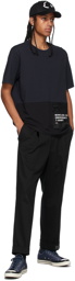 Moncler Genius 7 Moncler FRGMT Fujiwara Navy & Black Packable T-Shirt