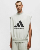 Adidas One Basketball Sleeveless Sweatshirt White - Mens - Sweatshirts