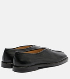Lemaire Piped leather slip-on shoes