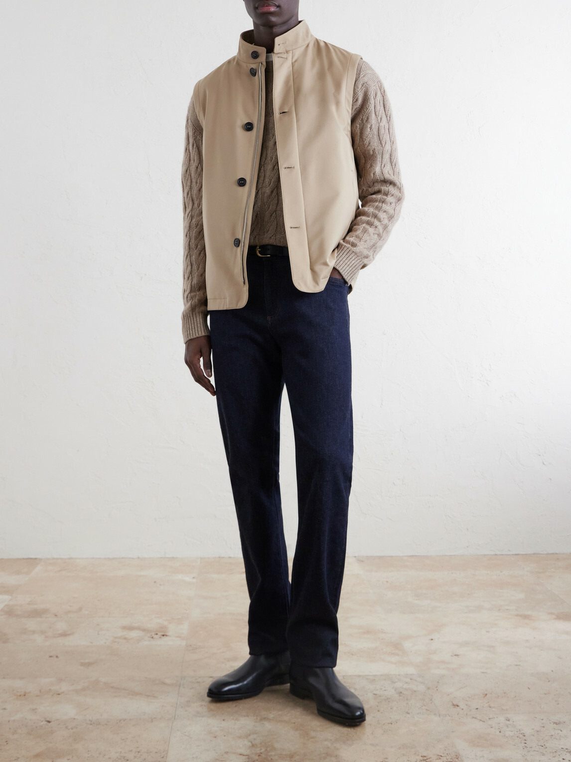 Zegna - Motorin Shell Vest - Neutrals