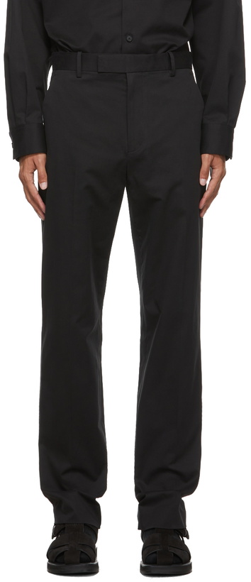 Photo: The Row Black Cashcot Elijah Trousers