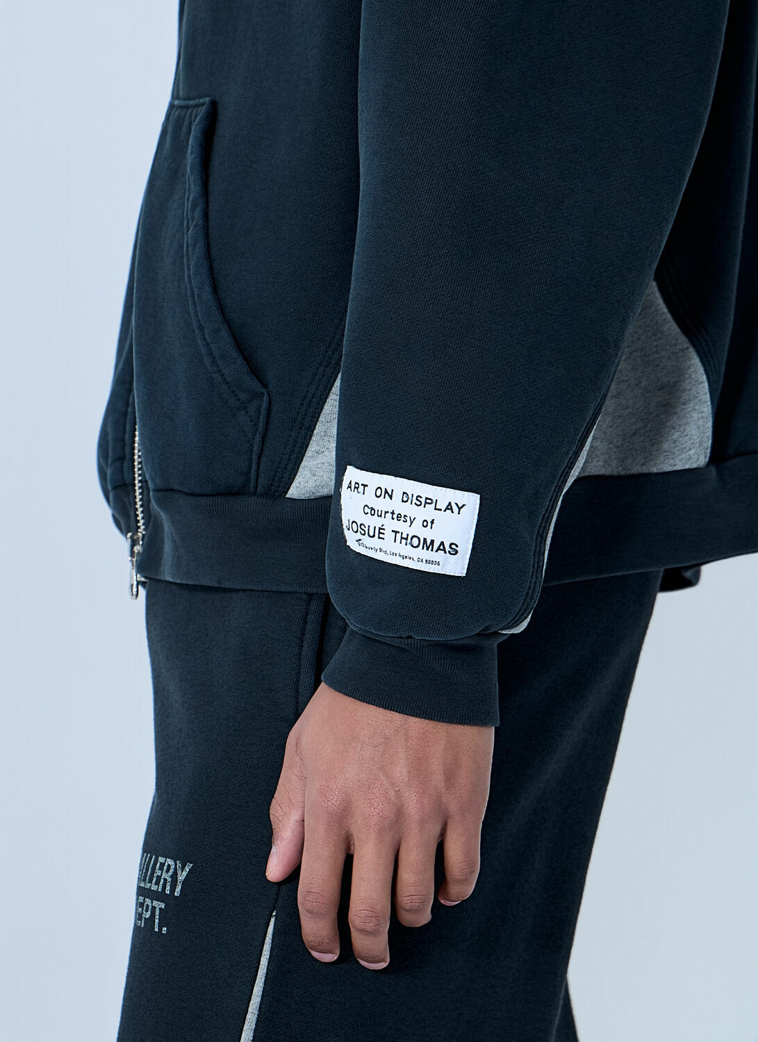 Gallery Dept. Zip-Up Logo Hoodie