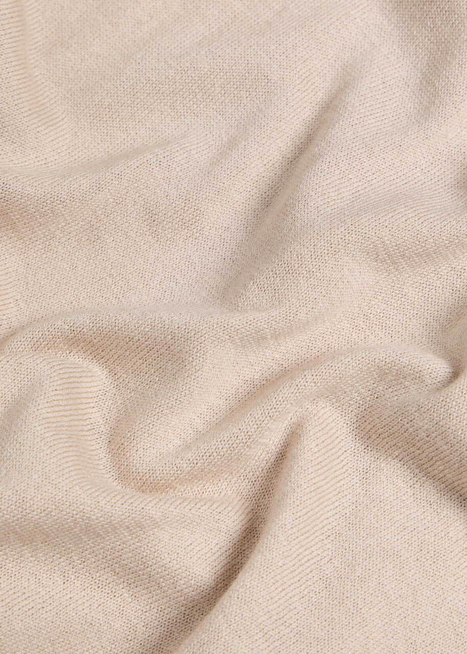 Lestrange Silk-blend Polo Shirt Taupe