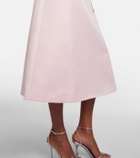 Leo Lin Floral-appliqué cocktail dress