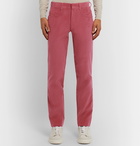 Anderson & Sheppard - Slim-Fit Cotton-Corduroy Trousers - Pink