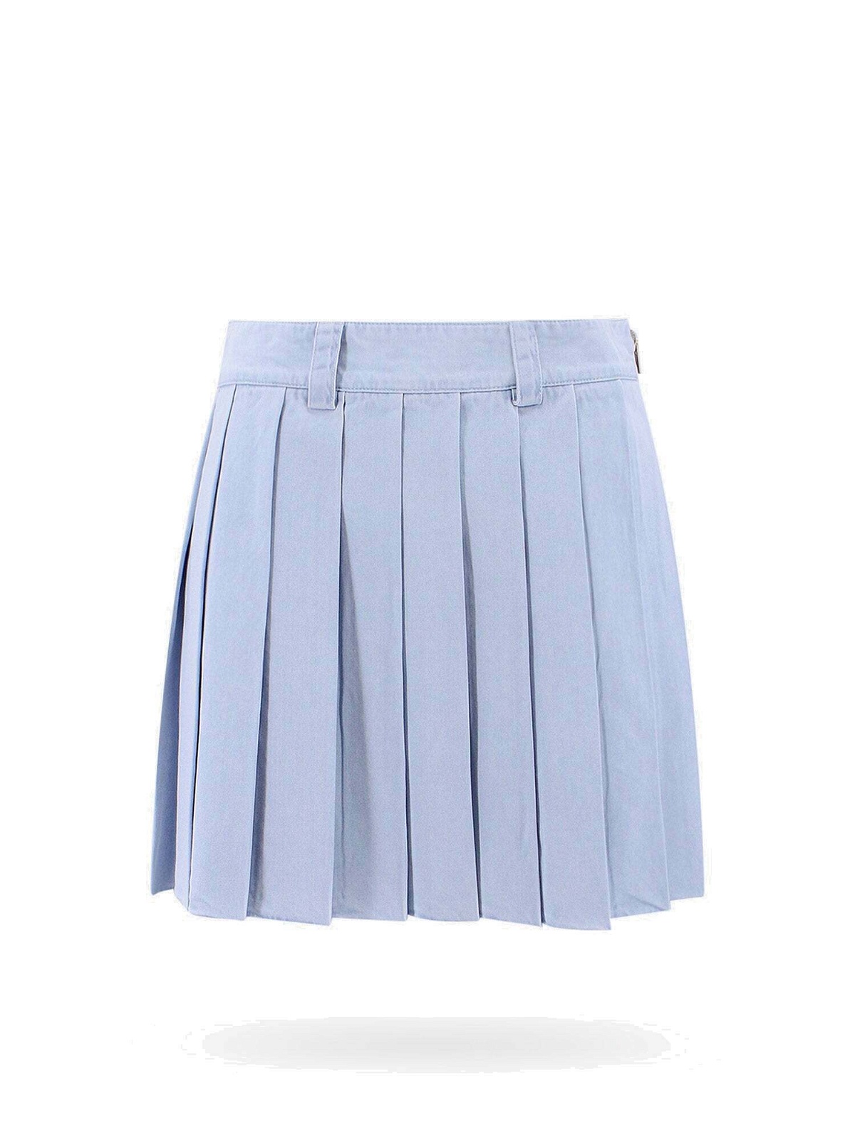 Miu Miu Skirt Blue Womens Miu Miu