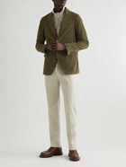 Massimo Alba - Unstructured Cotton-Corduroy Suit Jacket - Green