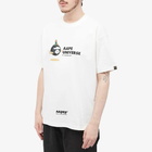 Men's AAPE Aaper Universe Camo T-Shirt in Snow White