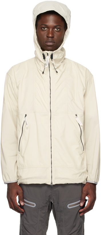 Photo: and wander Off-White Wind Jacket