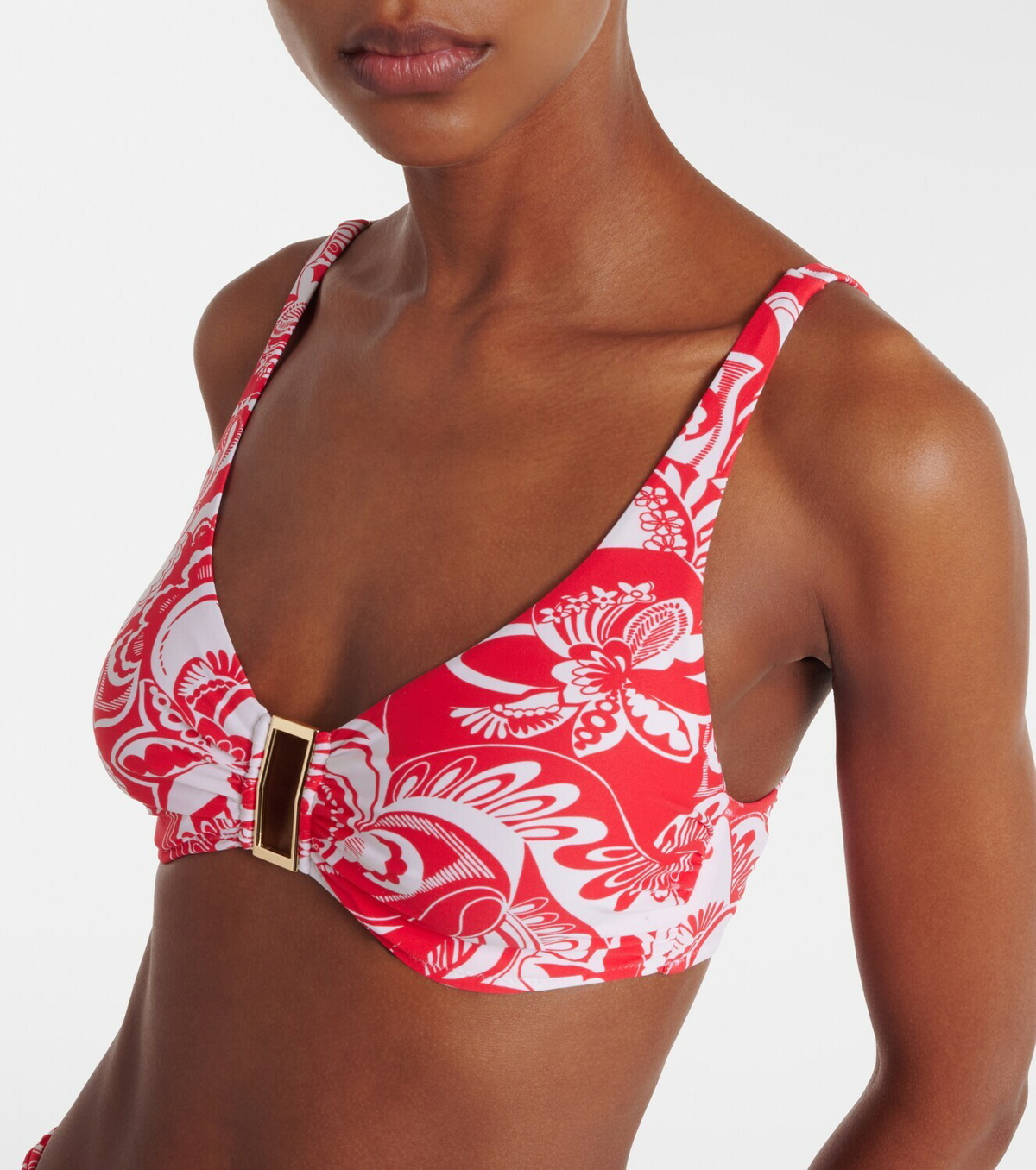 Melissa Odabash Bel Air floral bikini top