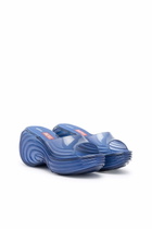 Diesel Platform mule in Melflex - Sandals Womens in Blue