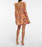 Zimmermann - Floral cotton minidress