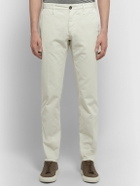 Incotex - Slim-Fit Cotton-Twill Chinos - Neutrals