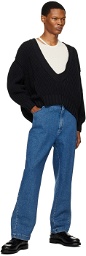 Cordera Black V-Neck Sweater