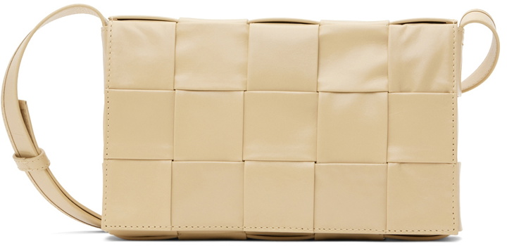 Photo: Bottega Veneta Beige Cassette Messenger Bag