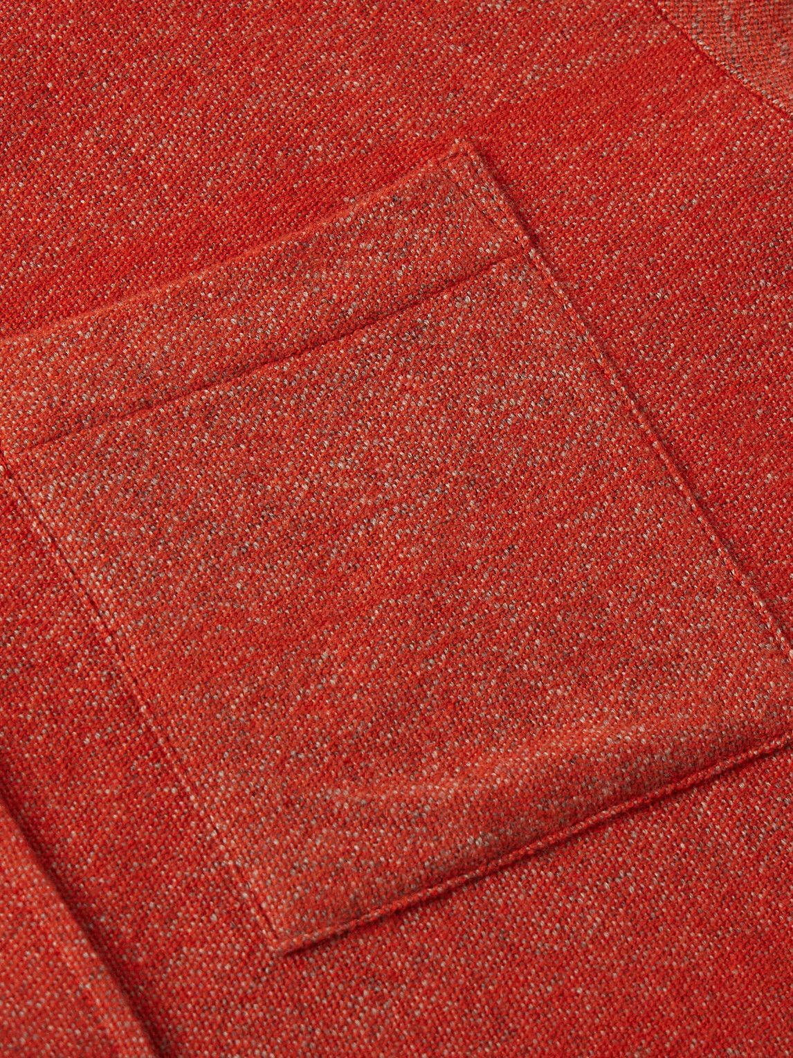 The Elder Statesman - Cashmere-Jacquard Overshirt - Red