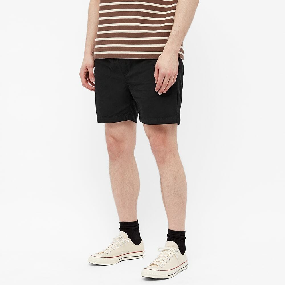 Colorful Standard Men's Classic Organic Twill Shorts in Deep Black