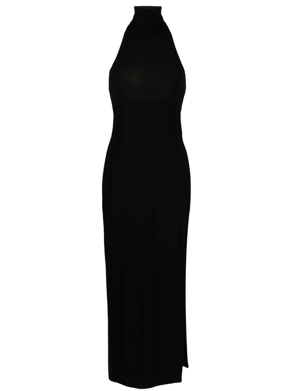 NORMA KAMALI - Halter Neck Long Dress Norma Kamali