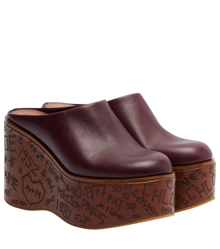 Photo: Chloé Maxime leather wedges