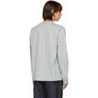 Beams Plus Grey Pocket Long Sleeve T-Shirt