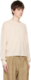 LEMAIRE Off-White Boxy Sweater