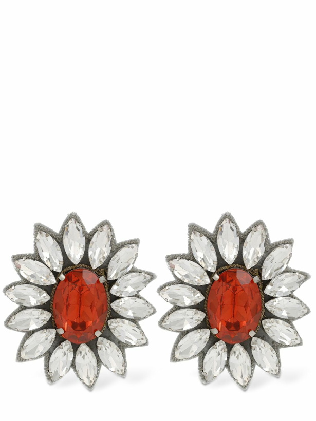 Photo: MOSCHINO - Crystal Clip-on Earrings
