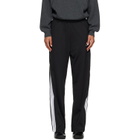 Balenciaga Black Zipped Loop Sports Icon Sporty Track Pants